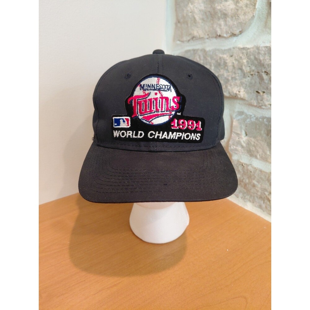 Vintage 90s Minnesota Twins 1991 World Champions MLB Sports Baseball Cap Hat